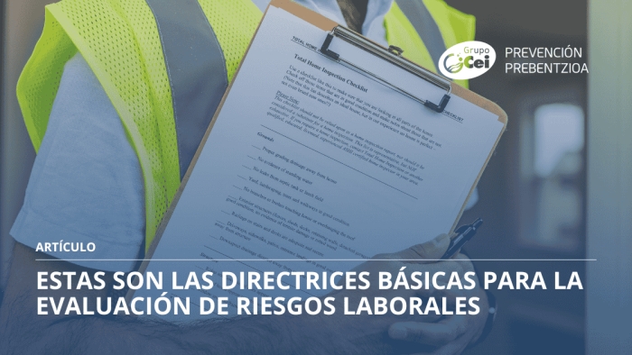 directrices básicas para la evaluación de riesgos laborales