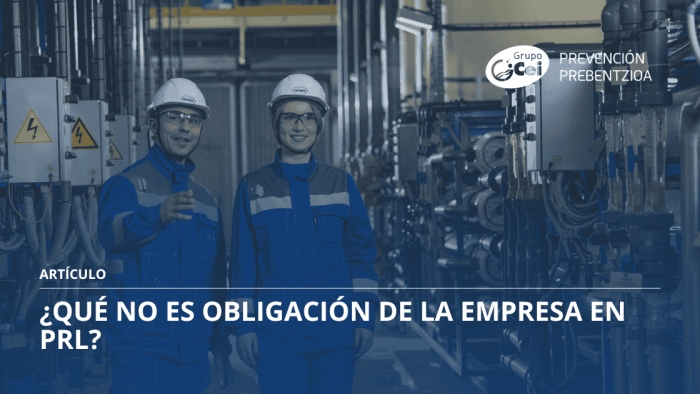 no es obligación de la empresa riesgos laborales